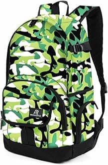 rickyh style School Backpack Travel Bag for Men & Women Lightweight College Back Pack with Laptop Compartmen