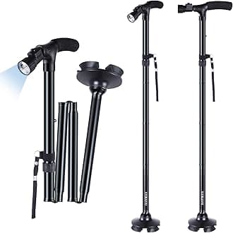 UCRAVO Cane with Non-Slip Grip Handle for Men & Women,Walking Stick,Adjustable Walking Cane