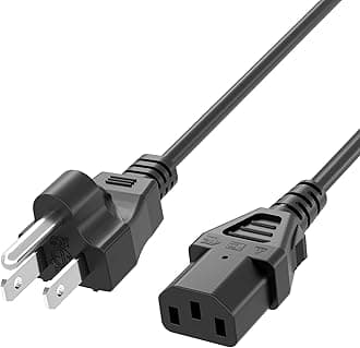 Superer 3 Prong AC Power Cord Cable Fit for Instant Pot, Electric Pressure Cooker, Rice Cooker, Soy Milk Maker, Power Quick Pot, Microwaves and Other Kitchen Appliances (ETL Listed Cable)