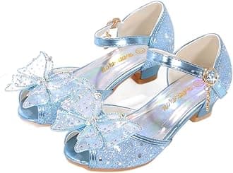 Girls Princess Shoes Toddlers Sequin Sweet Bows Sandals Little Girls Party Pumps Sparkle Wedding Dress Shoes