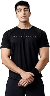 MuscleBlazeActive T Shirt for Men, for Gym & Sports