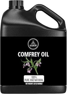 Naturevibe Botanicals Comfrey Oil 32 Ounces | 100% Pure and Natural | Great for Skin Care and Hair Care