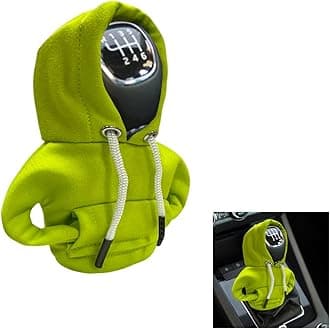 JOYCOURT Car Gear Shift Hoodie, Fashionable Gear Shift Knob Cover, Mini Hoodie for Auto Shifter, Auto Interior Cute Gadgets, Universal Car Decoration Accessories