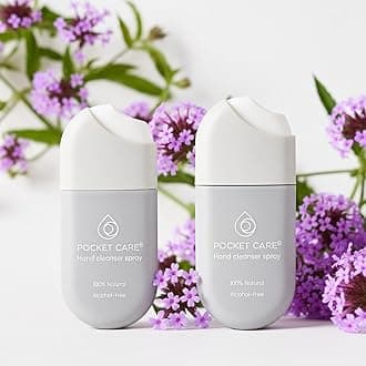 POCKET CARE 2-Pack Hand Moisturizing Spray | Travel-Size 0.50 fl oz (Pack of 2) | Alcohol-Free, Aroma Verbena | Daily Hand Cleanser & Hydrator for Sensitive Skin