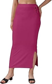 Mehrang Microfiber Saree Shapewear Petticoat for Women, Cotton Blended Shape Wear Dress for Saree