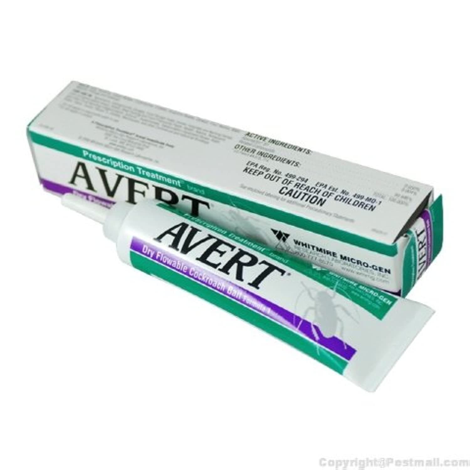 Avert DF Dry Flowable Cockroach Bait for Crack & Crevice Roach Infestation Treatment, Easy Ready to Use Puff Application, 30 Grams