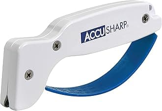 ACCUSHARP Knife Sharpner, Blue & White