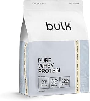 Pure Whey Protein Powder, 450 g (0.99 lb), Vanilla | 21g Protein per Scoop | Muscle Growth & Recovery | Whey Concentrate | Vegetarian