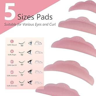 Libeauty Lash Lift Kit, Eyelash Perming Kit, Quick Eyelash Lift Kit in Airless Pump Bottles, Includes All Tools and Detailed Instructions, Lash Curling for Salon and Home Use