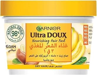 Garnier Ultra Doux Hair Food Nourishing Banana 3-in-1 Hair Mask For Dry Hair 390ML