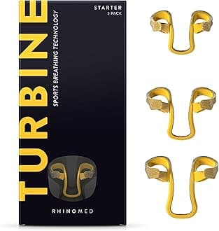 Rhinomed Turbine Nasal Dilator for Athletic Breathing - Improves Airflow During Exercise