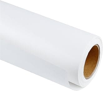 Kraft Paper Roll - 30 inches x 100 feet - Recyclable Paper Perfect for Wrapping, Craft, Packing, Floor Covering, Dunnage, Parcel, Table Runner, White