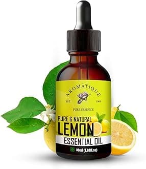 Lemon Oil Cold Pressed Pure Lemon Oil For Skin Pigmentation, Face, Hair 30Ml Amber