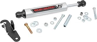 Rough Country V2 Steering Stabilizer for 16-24 Chevy/GMC 2500/3500HD - 8730170