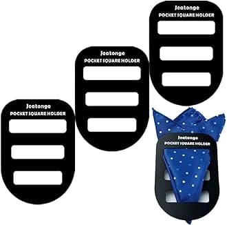 Pocket Square Holder Keeper Organizer Pocket Squares for Men Prefolded