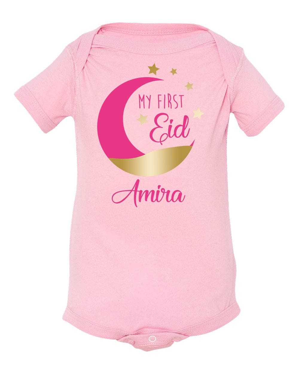 Custom Baby Outfit for Eid - Add Your Name - Personalized Eid Gift for Kids