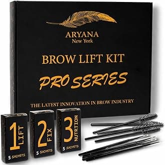 Eyebrow Lamination Kit Professional | At Home DIY and Salon Use brow lamination kit | Instant Lift For Fuller Eyebrows | Brow Lift Sachet Professional Series