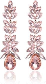 YouBella Metal Gold Plated Jewellery Valentine Collection AAA Swiss Zircon Fashion Stylish Fancy Party Wear Earrings for Girl's and Women's