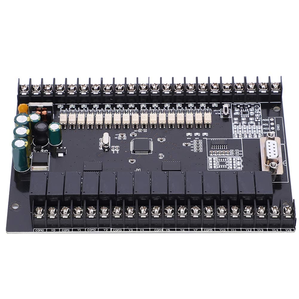 FX1N-30MR PLC Controller 24V DC Relay Output with Fixed Columns Industrial Programmable Logic Control Board for Motor Temperature Pressure