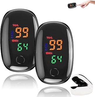 Non Invasive For Oxygen Meter-No Pricking Oxygen Meters, 2025 Upgraded Intelligent Digital Display Blood Oxygens Monitor for Home or Outdoor Use, USB Charging