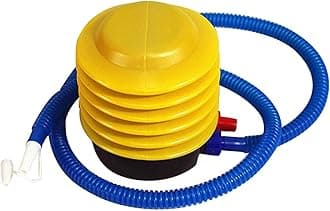 Portable Foot Air Pump with Hose, Plastic Labor-Saving Air Inflatable Pump for Sports, Mattress, Inflatable Boat, Exercise Ball, Balloon, Swimming Ring, Pool Toys