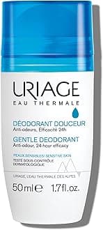 Uriage Deodorant For Sensitive Skin, Daily Freshness, Aluminum-Free Formula, No Alcohol, 24-Hour Odor Protection, Suitable For Sensitive Skin, No White Marks, Unisex