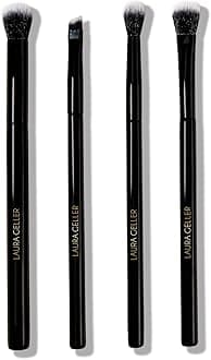 LAURA GELLER NEW YORK Shadow Skills 4-Piece Eyeshadow Professional Vegan Makeup Brush Set | Apply Eyeshadow and More