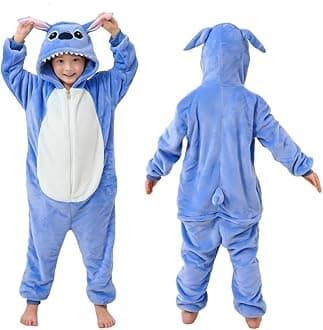 Kids Onesie Pajamas,Animal Cosplay Costumes Sleepwear Halloween Costumes for Girl