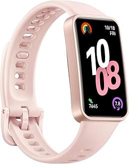Band 10 Smart Watch, Metallic Design and Comfortable Wearing, Pro-level Sleep Analysis, Emotional Health Aid, 100 Workout Modes, Robust Battery Life, IOS and Android, Pink