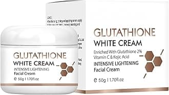 Glutathione Face Cream,Glutathione Anti-Aging Face Cream for Women & Men,Glutathione Hydrating & Whitening Cream,Dark Spot Remover for Face,Skin Brightener Cream,Face Moisturiser,Skin Care Moisturizer