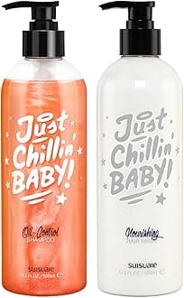 Clarifying Shampoo and Conditioner Set for Greasy Hair, Build Up, and Dry Ends - 32.4 Fl Oz