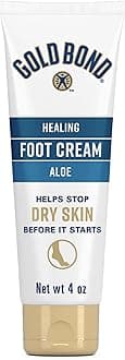 Healing Foot Cream for Dry Feet, 4 oz, With Aloe, Nourishes & Softens for Healthier Looking Feet