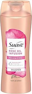 Suave Professionals Shampoo For Fine to Flat Hair Rose Oil Infusion Volumizing Shampoo 12.6 oz