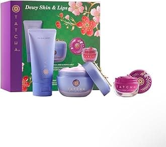 Dewy Skin & Lips Hydrating Ritual Set, Travel Rice Wash, Full Size Dewy Skin Cream, Wisteria Lip Mask ($119 Value)