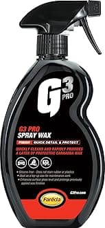 Spray Wax 500ml (7211) – Quick Gloss Enhancer with Carnauba Wax for Paintwork, Trim & Plastic – Streak-Free Finish, Maintains Wax Protection, Safe on Rubber & Plastics