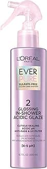 Sulfate Free Glossing In Shower Acidic Glaze, Intensifies Hair Shine & Smoothness, Argan Oil Infused Vegan Hair Care, EverPure, 6.7 Oz