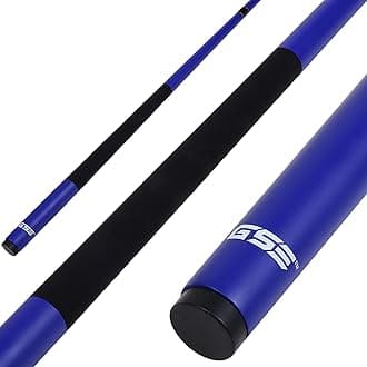 58" 2-Piece Fiberglass Graphite Composite Billiard Pool Cue Stick for Men/Women, Billiard Cue Stick for House or Commercial/Bar Use (Matte Blue, 19oz)