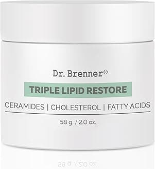 Triple Lipid Restore Anti Aging Face Moisturizer Lifting & Recovery Cream with Ceramides, Lipids and Fatty Acids 2 oz.