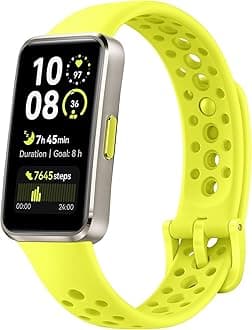 Huawei Band 10 Smartwatch with AI-Powered Fitness Monitoring, Pro-Level Sleep Analysis, Emotional Wellbeing Assistant,Streamlined Metallic Design,Fast Charging,iOS Android (Band 10, Green)