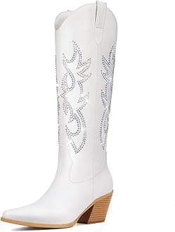 Pasuot Western Cowboy Boots for