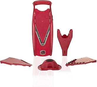 - Swissmar Borner V Power Mandoline, V-7000, Red
