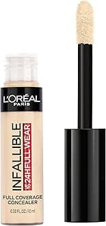 Makeup Infallible Full Wear Waterproof Matte Concealer, Full Coverage, Eggshell, 0.33 fl. oz.