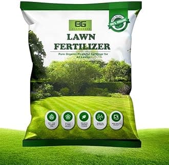 Elamgreen Grass Lawn Fertilizer | Slow-Release -Rich Formula for Lush, Green Lawn Growth | Easy Application for All Grass Types 500g