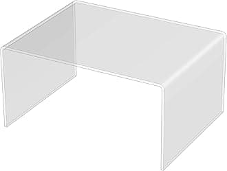 TV Monitor Laptop Computer Stand Acrylic Riser, Printer, Audio Hi-Fi Stand Rack Hoverstand (4mm-thick-30x22.5x15, Max Load 3.38kg)