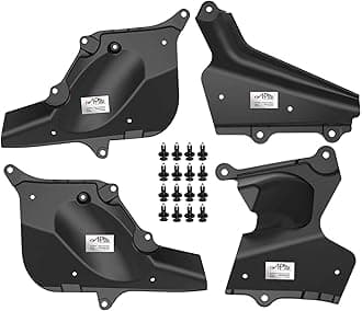 Splash Guards Fender Liner Shields Compatible with Toyota Land Cruiser J200 2007-2020 Lexus LX570 2008-2020 Front and Rear 4-PC Set