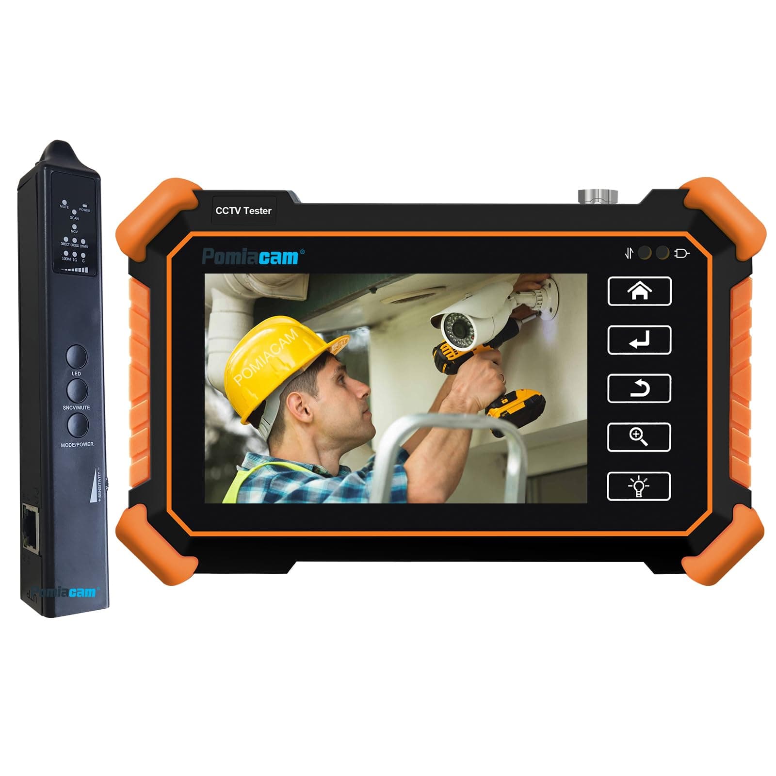 IP Camera Tester IPC-1910 Plus 4 inch Touch Screen IPC Tester 8K IP Camera Test 4K 8MP Coax AHD CVI TVI Display Video MonitorSupport H.265 POE PTZ WiFi RS485 Replace Camera Tester