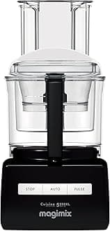 5200XL Premium Food Processor With Citrus Press & Cold Press Juicer Accessories - 3.6L BPA-Free Bowl, Professional Quality Ultra-Sharp Blades, Quiet Energy Efficient 1100W Motor - Black