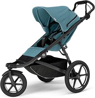 Thule Urban Glide 3 Single Child All-Terrain Stroller, Full-Suspension System, Air-Filled Tires, Upright seat with Adjustable Recline and Built-in legrest