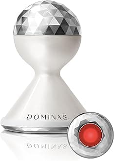 DOMINAS Galvanic Red LED Booster - Microcurrent Facial Toning Device for Deep Absorption, Premium Korean Skincare. Enhance Skin Elasticity & Texture, Pair with Serums & Sheet Masks