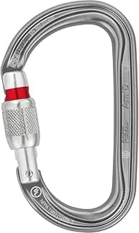Petzl Am'D Asymmetrical Aluminum Carabiner - D-Shape Connector (27 kN)